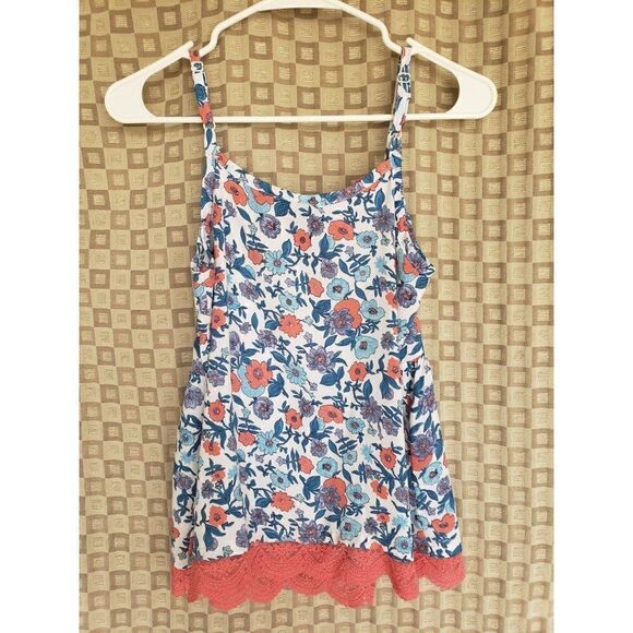 Clearance Girls Tank Top Dressy Lace Floral Cami Sleeveless Top Size 14 NWOT - Picture 3 of 5